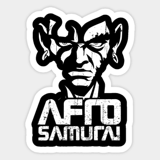 SAMURAI AFRO Sticker